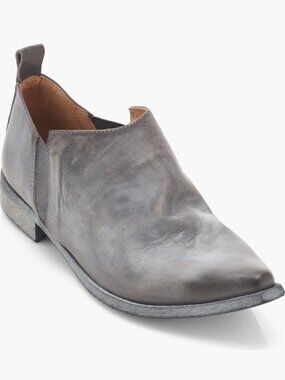 Free People Brixton Bootie in Washed Black Leather EU 39 US 8.5